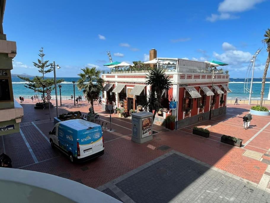 Luxury Seaview Apartment Las Canteras Las Palmas de Gran Canaria Exteriör bild